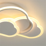 Lustra LED RIOKO 48W, 3 Nori, lumina Rece/Calda/Neutra, Dimabila, Alb - imagine 2