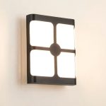 Aplica LED Exterior Timeea, 18W, Negru, 6000K - imagine 2