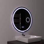 Oglinda LED Rotunda 60cm, Touch Luxor, Sistem Dezaburire, Dimabila - imagine 4