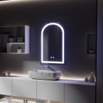 Oglinda LED Touch cu Functie Dezaburire, 80x50cm - imagine 2