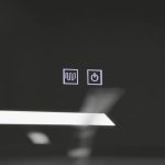 Oglinda LED Rectangulara, 60x80cm, ECLISSA Touch, Sistem Dezaburire, Dimabila - imagine 2