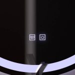 Oglinda LED Rotunda 60cm, Touch Luxor, Sistem Dezaburire, Dimabila - imagine 2