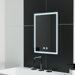 Oglinda LED Rectangulara, 60x80cm, Nox Touch, Sistem Dezaburire, Dimabila - imagine 4