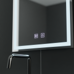 Oglinda LED Rectangulara, 60x80cm, Nox Touch, Sistem Dezaburire, Dimabila - imagine 2