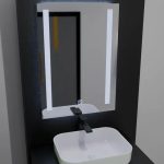 Oglinda LED Rectangulara, 50x70cm, Dual Light Basic Touch - imagine 2