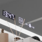 Oglinda LED Rectangulara, 120x60cm, Verite MotionGlow Marcello, Sistem Dezaburire, Ceas & Termometru, Dimabila - imagine 4