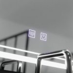 Oglinda LED Rectangulara, 50x70cm, KOVEN Touch, Sistem Dezaburire,Dimabila - imagine 2
