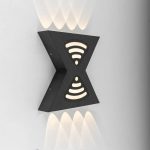 Aplica LED de Exterior Retelis, 12W, Metal, Negru - imagine 2