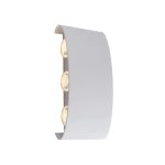 Fantas Aplica LED de Exterior si Interior, 6 Surse x 1W, IP65, Metalic, Alb, 3000K - imagine 3