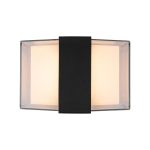 Aplica LED Milos Exterior, Negru, 3000K, IP.65 - imagine 3