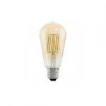 Bec Led Edison ST64, E27, 4W, Lumina Rece Calda Neutra