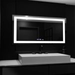 Oglinda LED Rectangulara, 160x80cm, Verite MotionGlow Marcello, Sistem Dezaburire, Ceas & Termometru, Dimabila - imagine 2