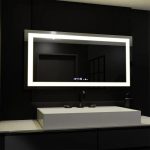 Oglinda LED Rectangulara, 160x80cm, Verite MotionGlow Marcello, Sistem Dezaburire, Ceas & Termometru, Dimabila - imagine 3