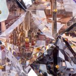 Candelabru Cristal Arian 4x E27 Auriu - imagine 2