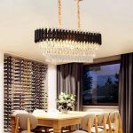 Candelabru Cristal VERSAILLES Regalis 10x E14, Diametru 80cm, Auriu Lucios si Negru, Inaltime Reglabila