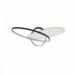 Lustra LED cu telecomanda LIGURIA 81W, 3 Ovale, lumina Rece/Calda/Neutra, Dimabila, Negru Alb - imagine 3