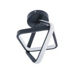 Lustra LED VERTEX CUBUS 13W, lumina Rece/Calda/Neutra, Negru - imagine 2