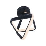 Lustra LED VERTEX CUBUS 13W, lumina Rece/Calda/Neutra, Negru - imagine 3