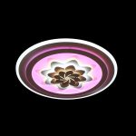 Lustra LED cu telecomanda KRAZ RGB 180W, lumina Rece/Calda/Neutra, Dimabila, Alb - imagine 2