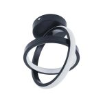 Lustra LED VERTEX GYRO 42W, lumina Rece/Calda/Neutra, Negru