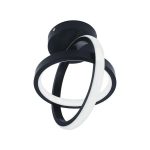 Lustra LED VERTEX GYRO 42W, lumina Rece/Calda/Neutra, Negru - imagine 3