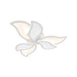 Lustra LED cu telecomanda KYLEN 144W, 6 Elemente, lumina Rece/Calda/Neutra, Dimabila, Alb - imagine 4