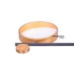 Lustra LED cu telecomanda GRUPCES 80W, 4 Elemente, lumina Rece/Calda/Neutra, Dimabila, Auriu Negru - imagine 3