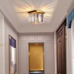 Lustra Cristal MARTINEZ Linear Luxe, Diametru 35cm, 4x E14, Auriu Lucios - imagine 3