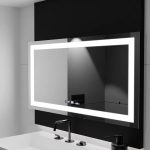 Oglinda LED Rectangulara, 160x80cm, Verite MotionGlow Marcello, Sistem Dezaburire, Ceas & Termometru, Dimabila