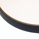 Plafoniera LED Fantas 46W, Rotunda, Abs, Alb si Negru - imagine 2