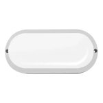 Plafoniera LED FANTAS Ovala 8W 17cm Alb Exterior IP65 - imagine 3