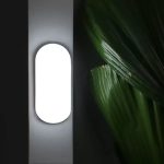 Plafoniera LED FANTAS Ovala 15W 20cm Alb Exterior IP65 - imagine 2