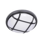 Plafoniera LED Rotunda 80W Rezistenta la Umiditate Alb Negru - imagine 2