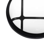 Plafoniera LED Rotunda 80W Rezistenta la Umiditate Alb Negru - imagine 3