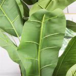 Planta Artificiala Banan japonez, 3 Crengi, fara Ghiveci 190cm Verde - imagine 3