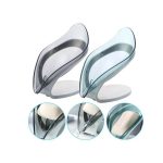 Suport Sapun cu Scurgere, Plastic, 14*13*8 cm, Roz - imagine 3