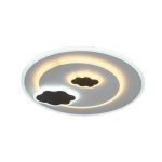 Lustra LED NOOR 30W, lumina Rece/Calda/Neutra, Alb - imagine 4