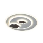 Lustra LED NOOR 30W, lumina Rece/Calda/Neutra, Alb - imagine 2